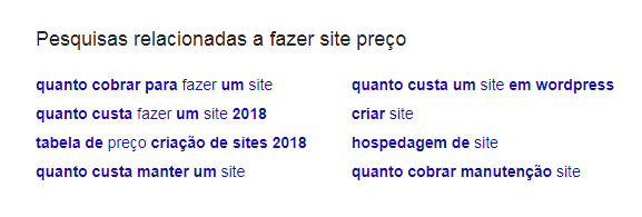 primeira página do Google